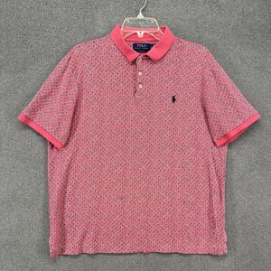 Polo Ralph Lauren Mens Shirt Classic Fit Golf Floral Print Soft‎ Preppy